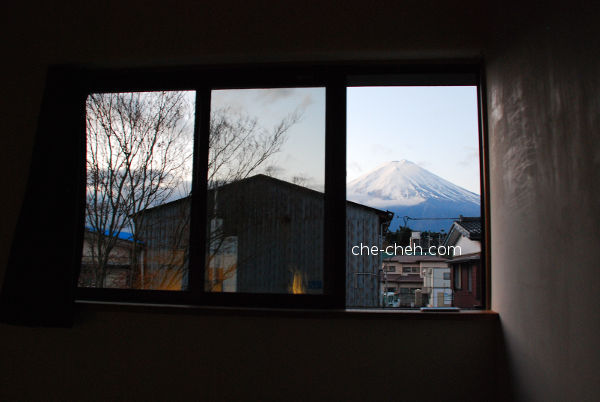 Mount Fuji At Dawn @ Kagelow Mt Fuji Hostel, Fujikawaguchiko